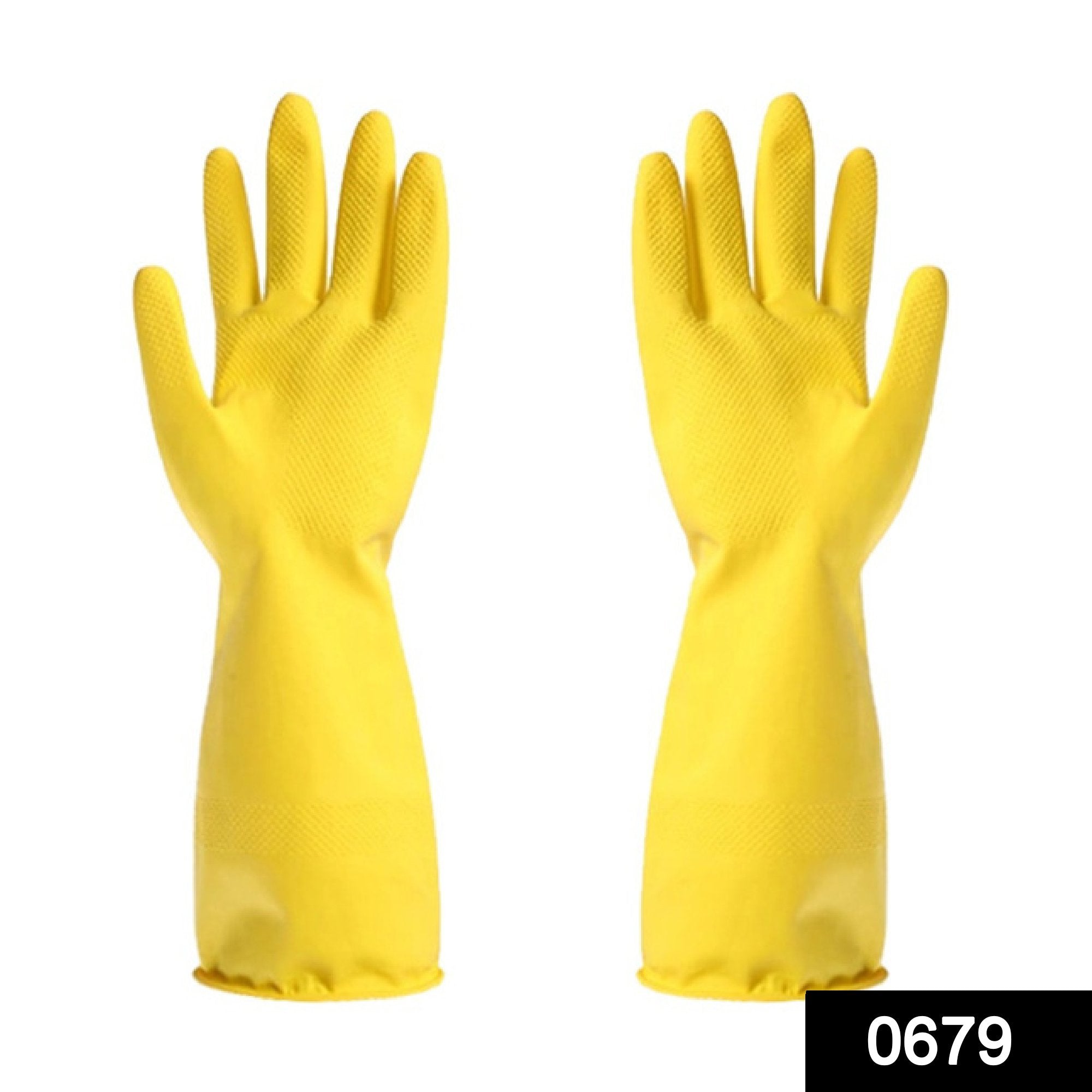 0679 Multipurpose Rubber Reusable Cleaning Gloves - SkyShopy 0679 Multipurpose Rubber Reusable Cleaning Gloves - SkyShopy